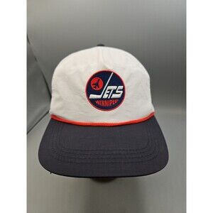 Winnipeg Jets Hat NHL Cap Rope White BdA Sports Hockey Canada